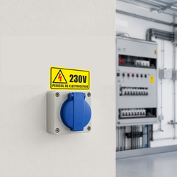 indicatoare  avertizare  230v - set 10 buc