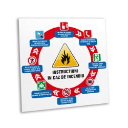 instructiuni in caz de incendiu - M0130
