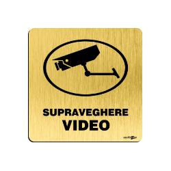 indicator supraveghere video abs auriu gravat - G0135