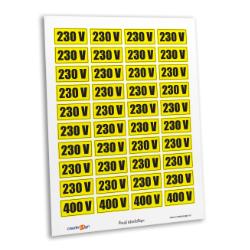 indicatoare  avertizare 230v 400v <span class=