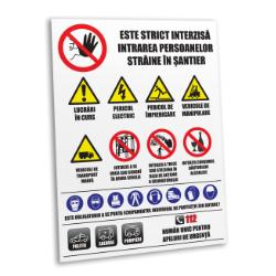 indicator avertizare santier <span class=