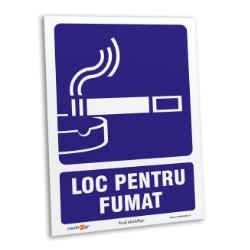 indicator loc pentru fumat <span class=